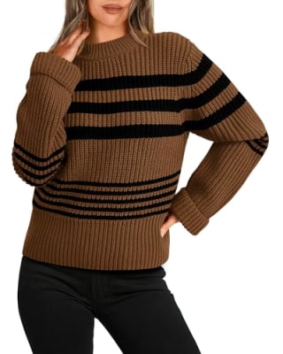 Stripe Knitted Sweater