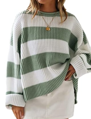 Long Sleeve Striped Sweater