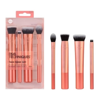 4 Piece Face Base Makeup Brush Set