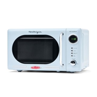 Retro Compact Countertop Microwave Oven
