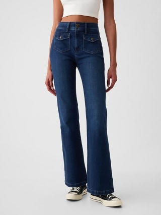 Gap High Rise '70s Flare Jeans