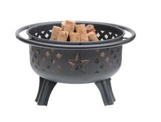 Master Forge Steel Wood-Burning Fire Pit