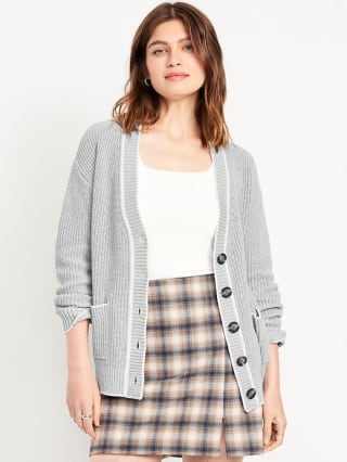 Relaxed Cardigan Sweater
