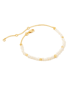 Brooklyn Pearl 18K Gold Vermeil Delicate Chain Bracelet