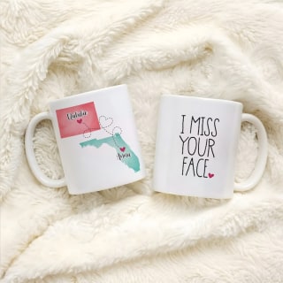 I Miss Your Face Custom Coffee Mug