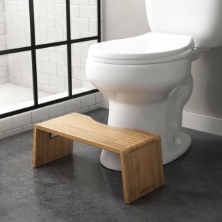 Squatty Potty Oslo Bamboo Folding Toilet Stool