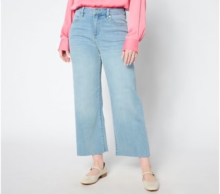 StrideWide Leg Crop Jeans