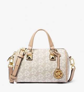 Michael Kors Grayson Small Empire Signature Logo Duffel Crossbody Bag