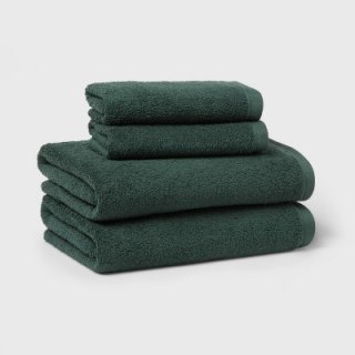 Antimicrobial Bath and Hand Towel Set 