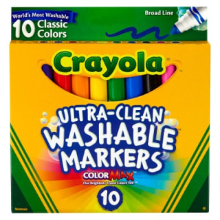 Washable Broad Line Markers (Pack of 10)