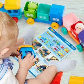 Learning Toy Counting, Matching & Sorting Montessori Learning Farm Train