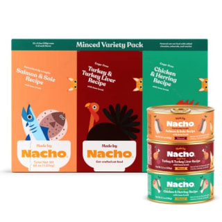 Made by Nacho Premium Minced Wet Canned Cat Food with Hydrating Bone Broth 