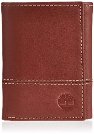 Genuine Leather Trifold Wallet