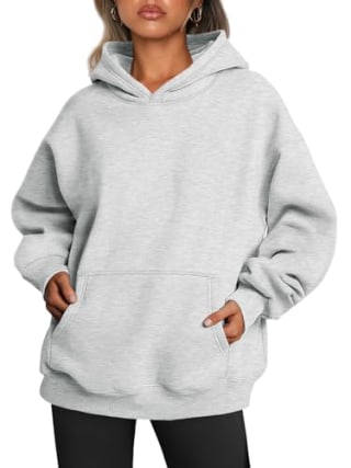 Oversized fleece hoodie