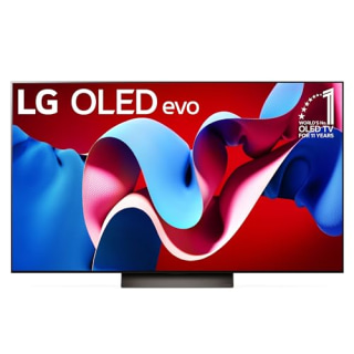 Telewizor LG 55-calowy klasy OLED evo C4 z płaskim ekranem i procesorem Smart TV 4K