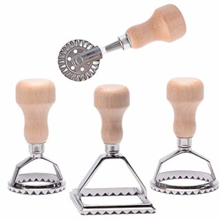 Master Feng Ravioli Cutter with Roller Wheel Set