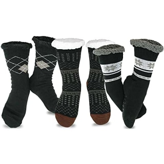 Mens Thermal Ski Socks Double Layer Crew