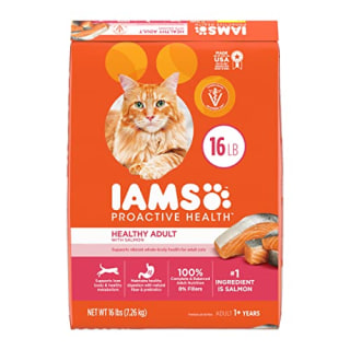 IAMS Proactive Health Adult Healthy Dry Cat Food with Salmon