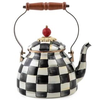 Mackenzie Childs Enamel Whistling Tea Kettle