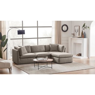 Member’s Mark Lindsey Modular Fabric Sofa with Storage Ottoman