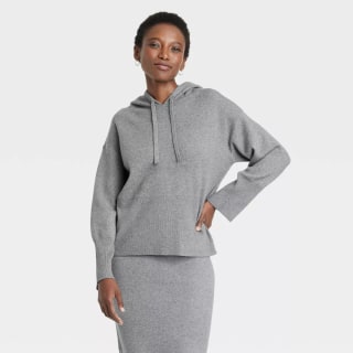 A New Day Cozy Knit Hoodie Sweatshirt