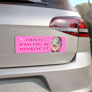 Moo Deng Bumper Sticker