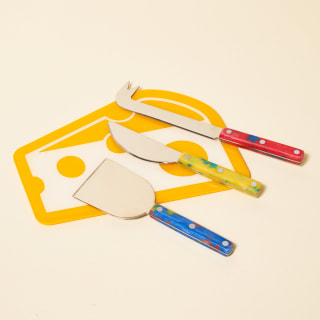 Rainbow Cheese Knives Set
