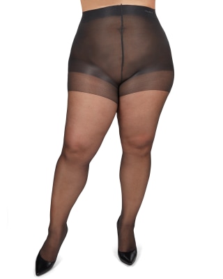 MeMoi Plus Size Control Top Pantyhose