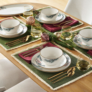 Member's Mark 12-Piece Stoneware Holiday Dinnerware Set