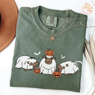 Moo Deng Halloween Shirt