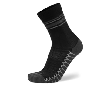 Silver Mini Crew Socks
