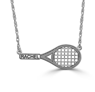 Engravable Tennis Necklace 