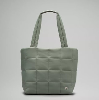 Quilted Grid Tote Bag 12L