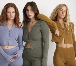 Soft Knit Rib Crop Cardigan