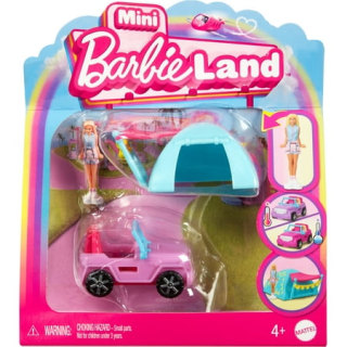 Barbie Mini BarbieLand Doll & Vehicle Set 