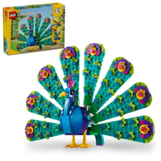 Creator 3 in 1 Exotic Peacock Bird Toy