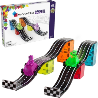 Magna-Tiles Downhill Duo 40-Piece Magnetic Construction Set