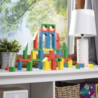 Wooden Building Blocks Set