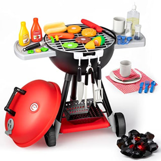 34-Piece Toy BBQ Grill Set