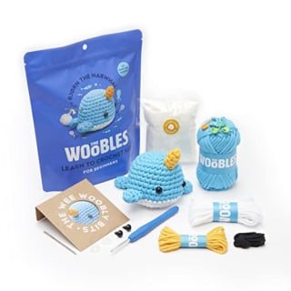 The Woobles Bjorn The Narwhal Beginners Crochet Kit
