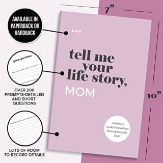 Tell Me Your Life Story, Mom: A Mother’s Guided Journal and Memory Keepsake Book