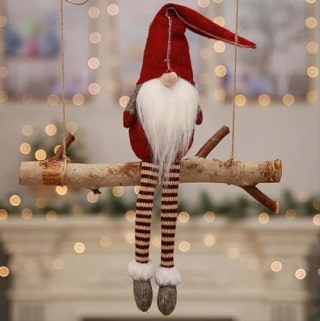 Christmas Long Legs Rudolph Doll Decoration