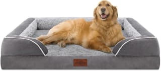 Waterproof Orthopedic Foam Dog Beds for Extra Large Dogs
