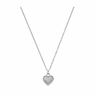 Silver Heart Pendant Necklace