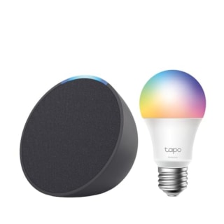 Echo Pop with TP-Link Tapo Smart Color Bulb