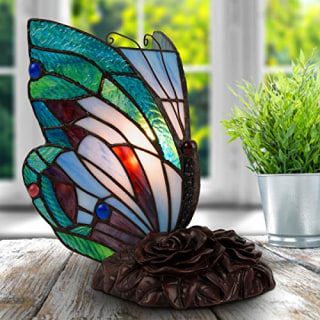 Tiffany Style Butterfly Lamp