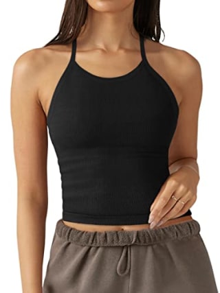 Laslulu Longline Crop Tank Top