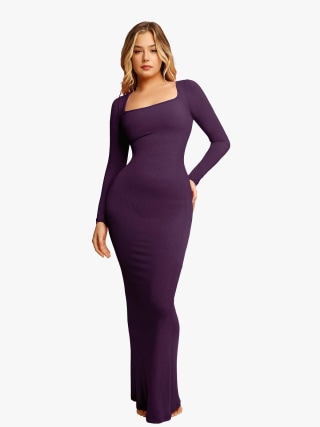 Popilush Shapewear Modal Maxi Dress