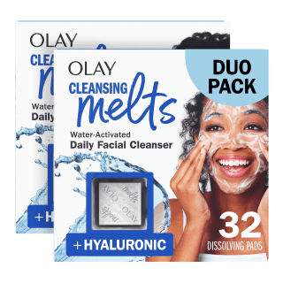 Olay Cleansing Melts + Hyaluronic Face Cleanser