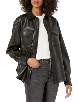 Women's @lisadnyc Faux Leather Jacket
